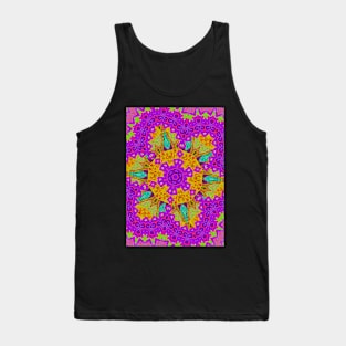 Shamanic abstract psychedelic design Tank Top